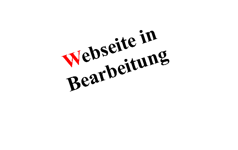 Textfeld: Webseite inBearbeitung